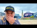 Walking through Patriot Place at Gillette Stadium