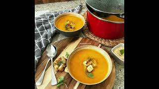 BHawramyFood- Carrot soup- سوپی گێزەر #carrots #carrotsoup #souprecipe #veganrecipes #healthy