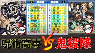 【呪術廻戦×鬼滅の刃】呪術高専 vs 鬼殺隊【パワプロ2021】