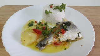 Chilli Fish with Coconut Rice !! - Mozambican Food