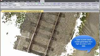 SCC - Tracing rails from UAV and scan data