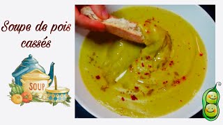 Recette de la soupe aux pois cassés (bissara) 🫛🫕