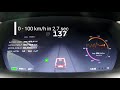 Tesla Model S P100d 782HP Acceleration 0-200km/h