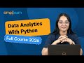 Data Analytics With Python Full Course 2026 [FREE] | Python Data Analytics Tutorial | Simplilearn