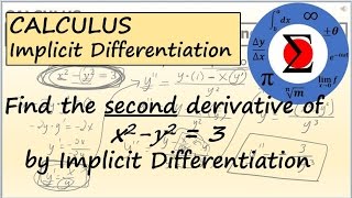 Calculus - Finding a Second Derivative with Implicit Differentiation