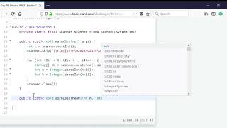 Day 29: Bitwise AND | HackerRank | JAVA