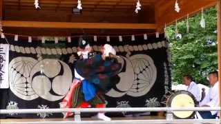 胡四王神楽「三番叟舞」