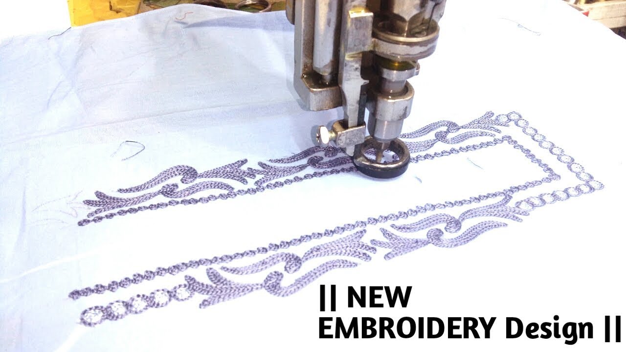New Embroidery Design Youtube