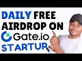 How To Claim Free Token Airdrop On Gate io Startup #airdrops