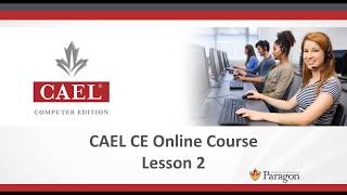 CAEL CE Online Course - Lesson 2 (Reading)