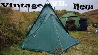 Vintage vs. New Tent Wild Camp @ Mountain Stream - Phreak & Cloud Peak