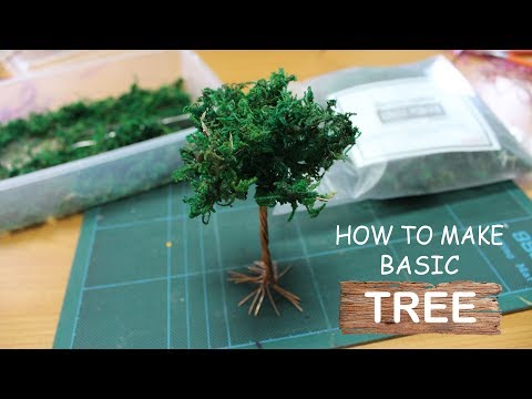 Diorama Tutorial - How to Make Basic Tree Diorama Tutorial - How to Make Basic Tree
