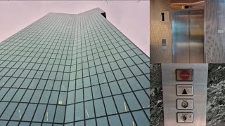 Nice SCHINDLER elevator with RARE sounds in the Prime Tower in Zürich, Switzerland