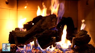🔥❄️ Cozy Winter Fireplace 🔥❄️ Burning Fireplace, Crackling Fire Sounds & Relaxing Guitar Music