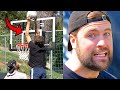 2v2 LOW RIM BASKETBALL w/ AJ Lapray, Chris Staples and Austin Mills (CRAZY DUNKS!!!!)