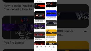 Youtube Banner Kaise Banaye || Mobile se youtube banner kaise banaye