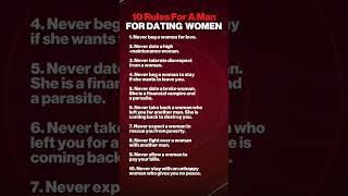 10 Dating Rules Every Man Must Know