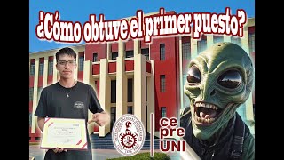 ASÍ LOGRÉ EL PRIMER PUESTO CEPRE UNI