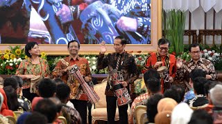 Presiden Meresmikan Pembukaan Konferensi Hukum Tata Negara Ke-6, Istana Negara, 2 September 2019