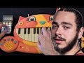 POST MALONE - BETTER NOW ON A CAT PIANO, A DOG AND A DRUM CALCULATOR