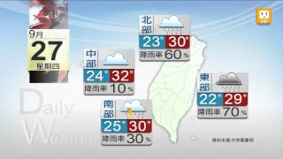 【2012.09.26】強颱杰拉華 最快今晚發海警