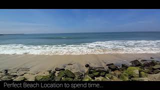 Beach on a Sunny Day. Valiyazheekkal near Kayamkulam. The mineral rich sea shore. Part 1