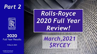 Rolls-Royce 2020 Full Year Results Earning Call (Part 2)Q+A and Future Projections! 🚀 RYCEY