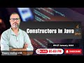 22.3 Constructors in Java | Default Constructor in java | Parametrized Constructor in java