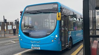 Arriva North East Wright Microhybrid Streetlite 1551 NK14GFZ