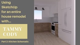 Entire House Remodel Part 2: Kitchen Design Using SketchUp