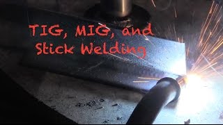 TIG, MIG, and Stick Welding with a Lincoln Power Mig 210mp