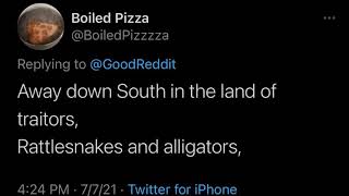 Twitter Sings Union Dixie