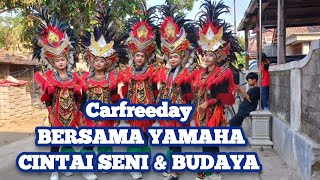 CARFREEDAY KLATEN TARI TOPENG IRENG GARUDA MERAPI BERSAMA YAMAHA CINTAI SENI BUDAYA