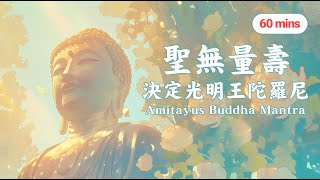 ✨增加壽命 🙏 :  01 - 聖無量壽決定光明王陀羅尼 (60mins) | Amitayus Buddha Mantra