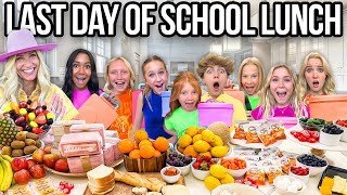 LAST DAY OF SCHOOL LUNCH! *WITH 10 KIDS*
