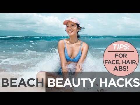 Beach Beauty Hacks (For skin, hair, ABS!!!) | Camille Co Beach Beauty Hacks (For skin, hair, ABS!!!) | Camille Co