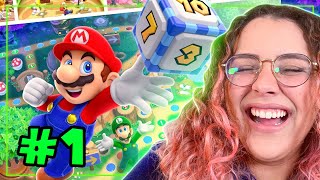 Maethe jogando Mario Party Superstars com amigões - Parte #1