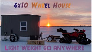 Mobile 6x10 Wheel House! Dare we call it a portable?