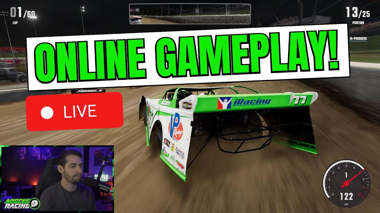 World Of Outlaws Dirt Racing Online Gameplay - YouTube