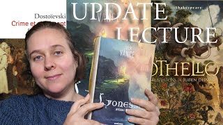 Update Lecture : Lyonesse, Othello, Crime et Châtiment