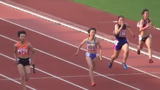 北関東高校総体陸上2015　女子4×100mR決勝