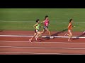 20190706中学通信陸上福岡県大会 女子1500m決勝最終組（1名標準記録突破）