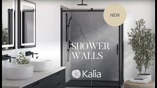 KALIA - New trendy collections! Matte Concrete - Gold Minerals - Shower walls collections