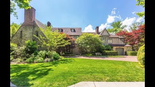 Touring a Tudor style luxury mansion with English garden