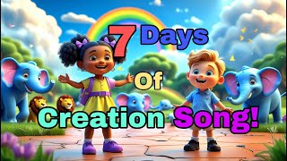 7 Days of Creation Song 🌎 | Christian Bible Song for Kids | Little Disciples Adventurers