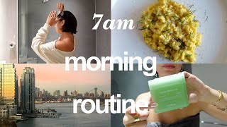 7am morning routine in nyc (healthy \u0026 productive)