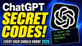 12 SECRET CODES for ChatGPT You NEED to Know! 2026
