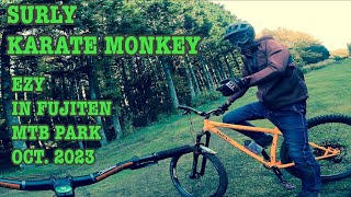 SURLY KARATE MONKEY, EZY IN FUJITEN MTB PARK, OCT. 2023