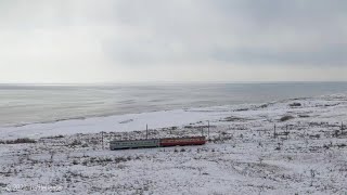 【4K60P】音別の海岸線を走るキハ40系2連