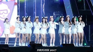 우주소녀(WJSN) HAPPY (평창Ver.) 전체직캠fancam [171101 평창문화올림픽G 100 성화봉송축하 K Pop콘서트]